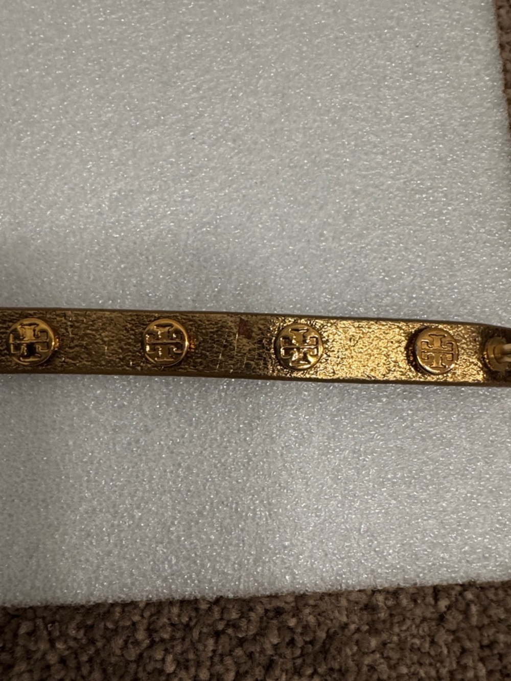 Tory Burch gold studded wrap bracelet - Picture 4 of 4